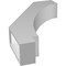 Ekena Millwork 3 1/2-in. W x 14-in. D x 22-in. H Imperial Architectural Grade PVC Knee Brace BRCP035X14X22IMP - alternate 5